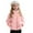 Pink, variant on CCRFTGI Girls Jackets Size 10-12 Fleece Sherpa Full-Zip Outwear Coat Warm Fall Winter Coat Teddy Hoodie Sweatshirt with Pockets Army Green 7-8Y