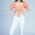 thumbnail image 2 of Cinturones finos para mujer Cinturones de cuero flacos con hebilla para vestidos pantalones jeans, 2 of 5