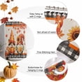 thumbnail image 5 of Shower Curtain 36"W x 78"L Gnomes Thanksgiving Pumpkins Maple Leaves Fabric Shower Curtains Set with Hooks Water Repellent Bathroom Curtains Machine Washable Bathroom Accessories, 5 of 6
