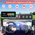 thumbnail image 5 of East doll 24V Ride on UTV for Big Kids, 2 Seater Kids Electric Car, Ride on Cars with Remote Control, 4 Wheels, 800W Motors, 5.1 MPH ,White, 5 of 11