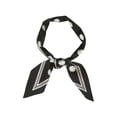 thumbnail image 1 of Cinta para el cabello elegante y delgada INSPIRE CHIC para mujeres, bufanda para el mango del bolso, bufanda para el cuello, con puntos negros, 1 of 6