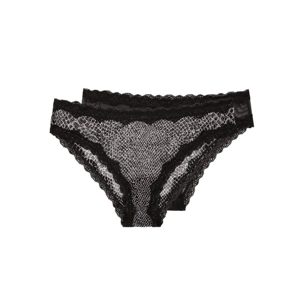 Smart And Sexy Smart And Sexy Women S Lace Trim Cheeky Panties 2 Pack Style Sa1377