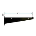 thumbnail image 4 of SSWBasics 8 inch Black Shelf Bracket for Slatwall - Pack of 10, 4 of 4
