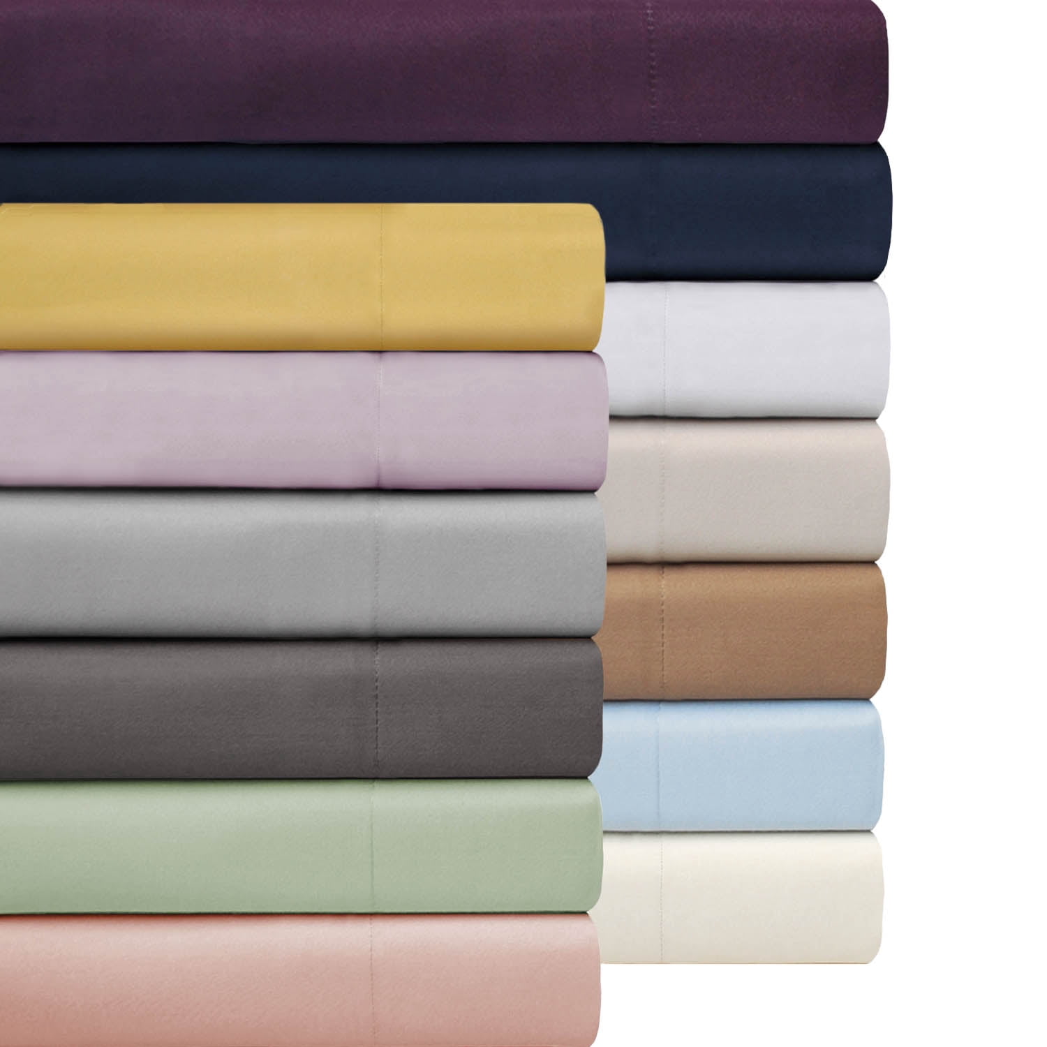 Superior 1000 Thread Count 3-Piece Georgine Duvet Cover Set, Full/ Queen, Blue