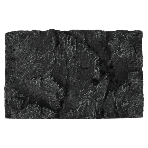 CRILSTYLEO Black 3D Rock Aquarium Background Board Durable Safe Material for Fish Tank Decoration