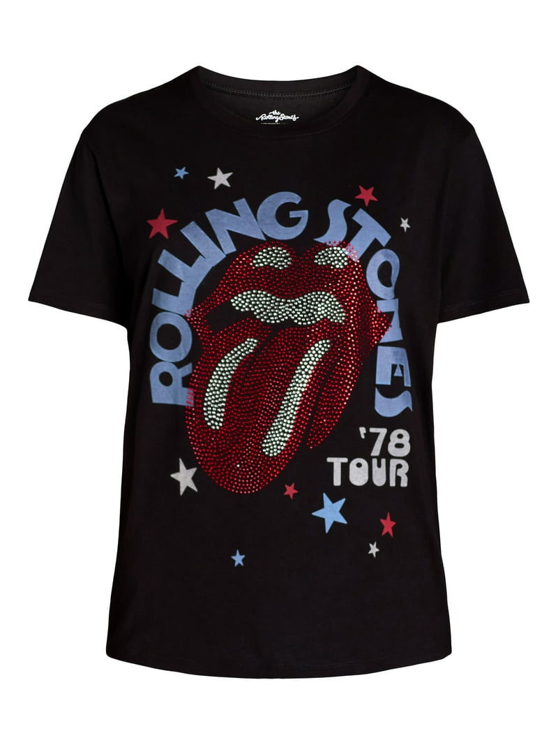 ROLLING STONES Some Girls-Tour '78 Tシャツ Amazon.com: Rolling Stones Women's The Tour '78 White T