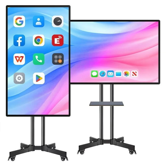 BELNET Touch Screen Smart Board, 49 Inch Touch Screen All-In-One Computer Digital Electronic Whiteboard Smart Board, Electronic Calendar Touchscreen Monitor Player for Advertisin