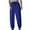 Blue, variant on Plebaso Men's Jogger Pants Elastic Bottom Running Pants Activewear Drawstring Baggy Mens Running Pants
