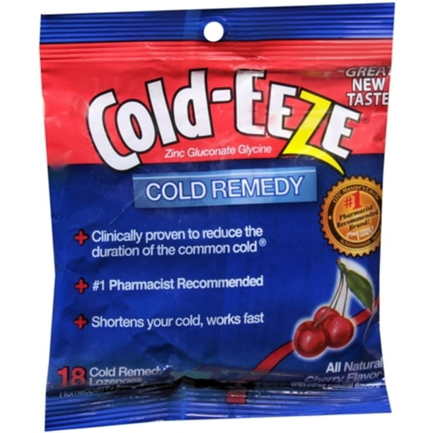 COLDEEZE Lozenges Natural Cherry 18 Each