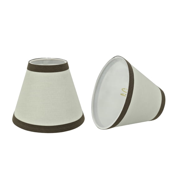 Aspen Creative Corporation 6'' Linen Empire Lamp Shade (Set of 2)