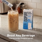 Isopure Clear Protein Powder with Electrolytes, Unsweetened Stick Pack, 6 Count