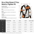thumbnail image 5 of Uemuo Halloween Ghosts And Pumpkins Pattern Women's Full Zip UPF 50+ Sun Protection Hoodie Jacket Long Sleeve Sun Shirt Hiking Outdoor Performance with Pockets-Large, 5 of 9