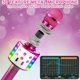 thumbnail image 5 of Micrófono para niños, micrófono de karaoke inalámbrico Bluetooth con luces LED de baile, altavoz de Sincero Hogar Sailing Electrónica, 5 of 5