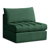 Meridian Furniture Jacob Green Velvet Armless