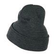 thumbnail image 3 of LA Embroidered Long Beanie - Grey OSFM, 3 of 5
