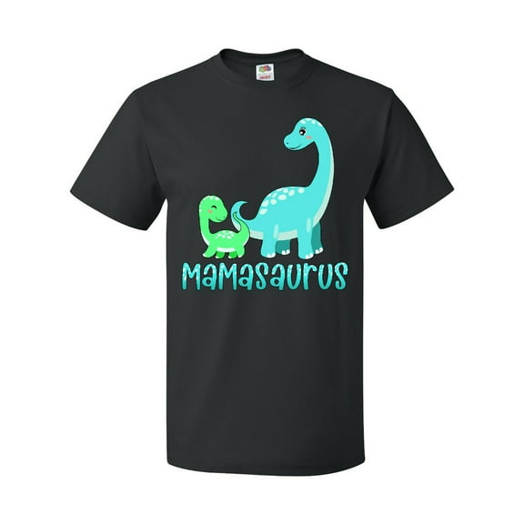 Inktastic Mamasaurus with Cute Brontosaurus Family T-Shirt