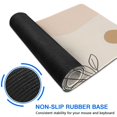 thumbnail image 6 of Long Mouse Pads for Desk,Orange Boho Plant Pattern Desk Mats on Top Of Desks, Desk Mouse Pad Extra Large with 3mm Non-Slip Base and Stitched Edge for Gaming,Office,Work,Home 31.5"x15.7", 6 of 6