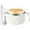 White, variant on Huayishang Mixing Bowls, Kitchen Essentials Clearance Sale 1200Ml 304 Stainless Steel Noodle Bowl Microwave Noodle Bowl Set with Spoon Chopsticks Ramen Cooker Bowl with Handle