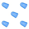 thumbnail image 2 of Injueey Puntas de los dedos de guitarra de silicona Protectores de dedos Púas protectoras Instrumentos musicales estirables no alergénicos Azul oscuro Azul oscuro S 5piezas, 2 of 5