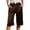 Brown, variant on Women's Effortless Mid-Rise Slim Fit Straight Leg Stretch Twill Chino Pant, Solid Color Casual Lightweight Everyday Wear