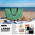 thumbnail image 5 of Xecao Funny Animals in Jungle for versatile beach bag for women includes zipper pockets and waterproof material, ideal for vacations and adventures., 5 of 7