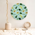 thumbnail image 5 of Gaeub Avocado Flowers And Leaves Print Ceramic Plate,Dinner Plates,Bone China Decorative Plates with Display Stand,Art Ceramic Ornaments for Wall Hanging Decoration-10in, 5 of 6