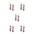 thumbnail image 1 of Pendientes colgantes Qarigey joyería de compromiso mujer morado Type2 NO2, 1 of 6