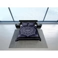 thumbnail image 4 of Mandala Azul Oscuro Funda Nórdica Boho Juego de cama Full, Queen, King, Dorm Bedding,, 4 of 4