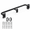 A: 32" x 1.3" Dia Grip, variant on 32"/36" Wall Mount Pull Up Bar Joist Chin For Doorway