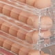 thumbnail image 4 of 2Pcs 4 Tiers Egg Holder for Fridge, Automatic Scrolling Dispenser Egg Rack Holder, Storage 30 Egg for Fridge, Kitchen, 4 of 5
