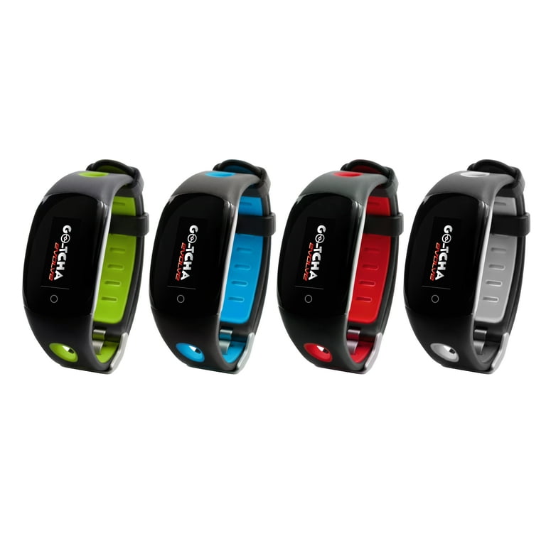 Go tcha Evolve LED Touch Wristband Watch for Pokemon Go with Auto Catch and Auto Spin Black Grey