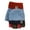 Blue, variant on Generic Winter Half-Finger Flip Gloves For Boys And Girls Toddler Soft Convertible Flip Top Color Block Gloves Kids Baby Boys Girls Winter Warm Knit Fingerless Mitten