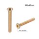 thumbnail image 3 of Tornillos de muebles M6x45mm con socket hexagonal, fijaciones galvanizadas, tornillos de rosca completa de acero al carbono, 20 Pcs, 3 of 4