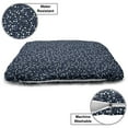 thumbnail image 3 of Abstract Pet Bed, Print of Continuing Demonstration of Round Blots Scattered Randomly, Chew Resistant Pad for Dogs and Cats Cushion with Removable Cover, 24" x 39", Dark Violet Blue, by Ambesonne, 3 of 4