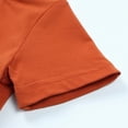 thumbnail image 6 of TOWED22 Boys Short Sleeve T-Shirt Kids Cotton Tops Summer Crewneck Shirts Basic Tees(Orange,8-9 Y), 6 of 8