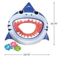 thumbnail image 3 of Northlight Inflatable Shark Mouth Fish Toss Swimming Pool Game - 24.75", 3 of 4