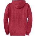 thumbnail image 2 of Joe's USA Full Zipper Hoodies - Hooded Sweatshirts Size L, Heather Red, 2 of 2