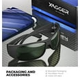 thumbnail image 5 of Xagger Polarized Wrap Around Sunglasses for Men Women Sports Driving Fishing Anti-Glare UV400 Sun Glasses, 5 of 6