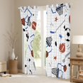 thumbnail image 3 of Castle Fairy Soccer Basketball Football Black Out Curtains for Teenagers,Sport Theme Curtains Pack of 2 (42x63 Each),Ball Gamer Bedroom Curtains,Super Cozy Room Decor, 3 of 6