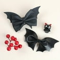 thumbnail image 6 of Black Bat Bow Hairpin for Children's Halloween - Gothic Wing Hair Clips for and Decorative Hair Accessories - B, 6 of 9