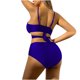 thumbnail image 3 of Underwire Trajes de Baño para las Mujeres Color Sólido Dos Piezas de Cintura Alta, Delgado Y Sexy Trajes de Baño de Bikini para Mujeres, 3 of 6