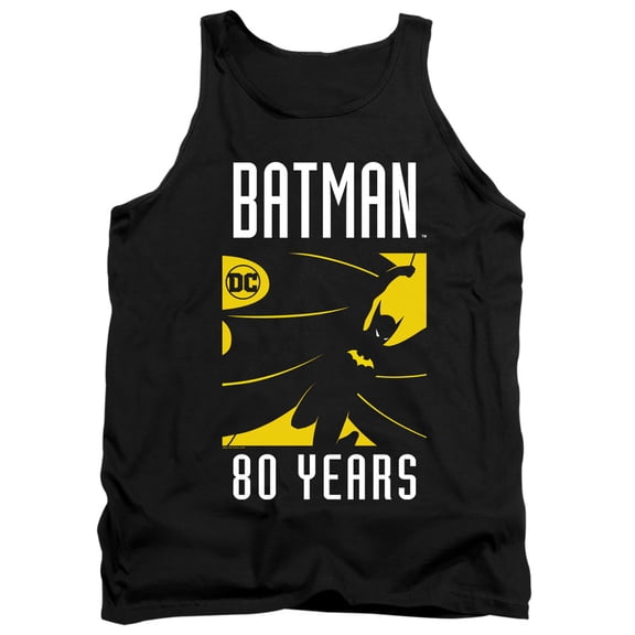Batman Silhouette Adult Tank Top Black