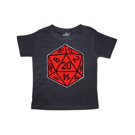 

Inktastic Red 20 Sided Dice Gift Toddler Boy or Toddler Girl T-Shirt