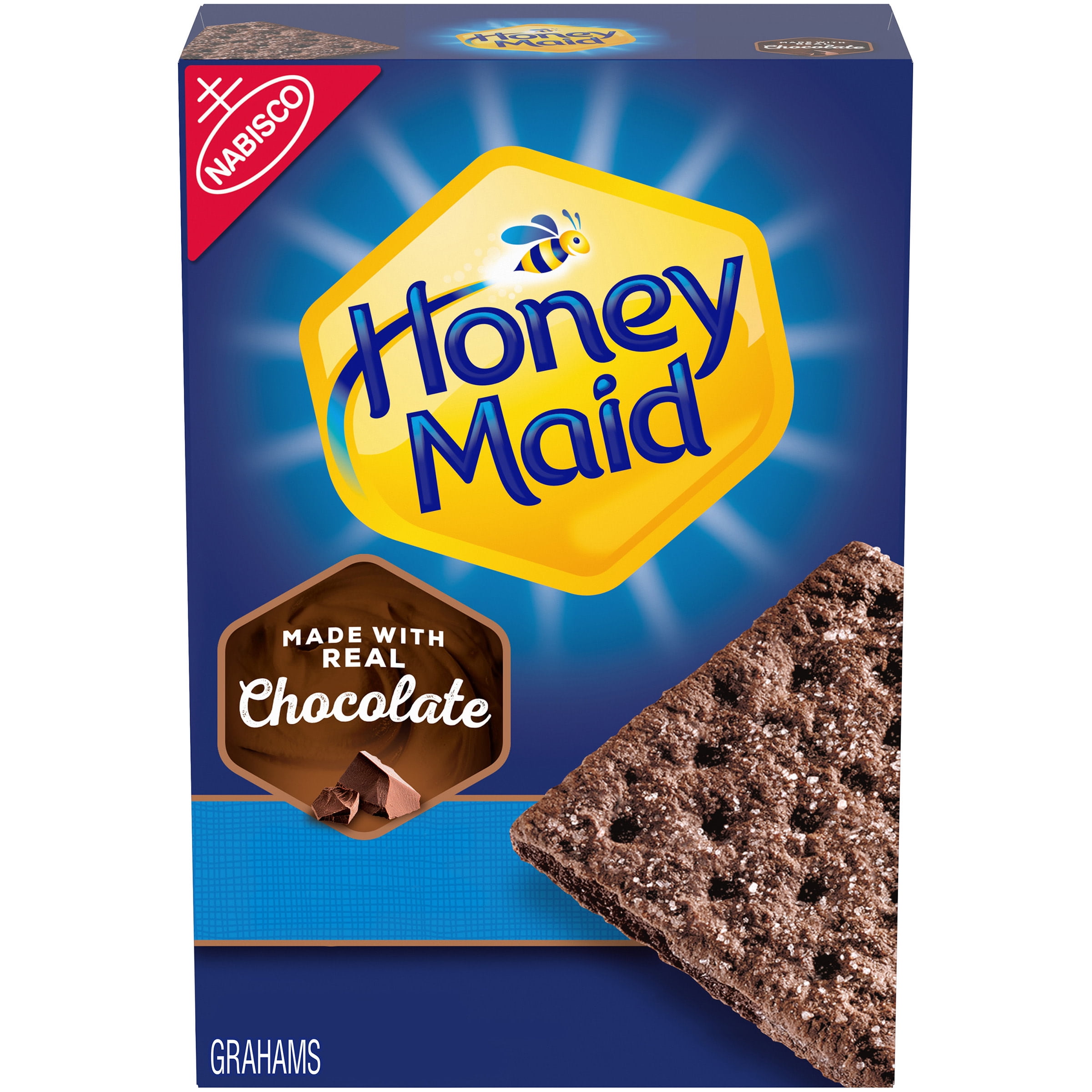 Honey Maid Chocolate Graham Crackers, 14.4 oz Family Size Box