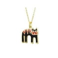 thumbnail image 1 of Laurel Burch Magicat Cloisonne Pendentif avec Collier, 1 of 1