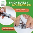 thumbnail image 2 of Set de cortaúñas Healthy Seniors Easy Grip para uñas gruesas, 2 of 6