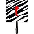 thumbnail image 3 of Carolines Treasures CJ1024-RSH4 Letter R Initial Monogram - Zebra Red Leash Holder Or Key Hook, 3 of 8