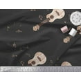 thumbnail image 3 of Soimoi Cotton Duck Fabric Notes & Guitar Musical Instrument Decor Fabric Printed Yard 42 Inch Wide, 3 of 3
