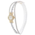 thumbnail image 1 of Reloj de pulsera vintage con perlas de moda, elegante reloj de cuarzo, regalo de cumpleaños para mujer (blanco), 1 of 7