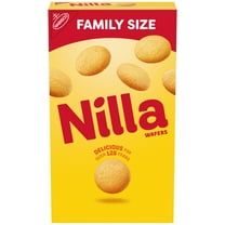 Nilla Wafers Cookies, Vanilla Wafers, Family Size, 15 oz